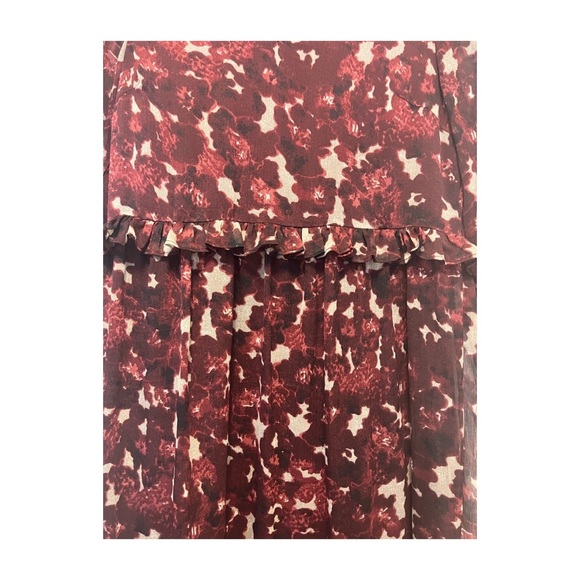 Y.A.S Abstract Floral Maxi Dress with Ruffle Detail - Picture 4 of 4